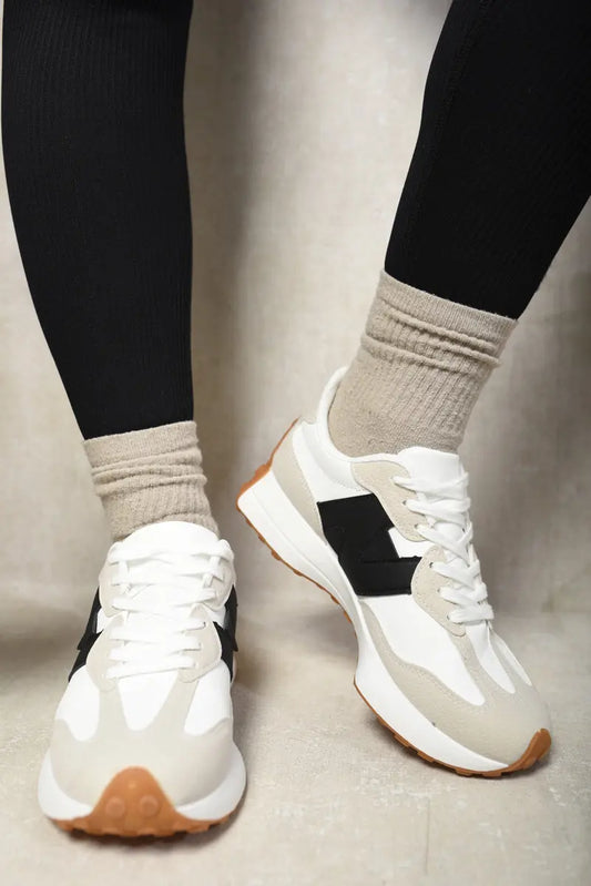 Low Top Lace Up Trainers-0